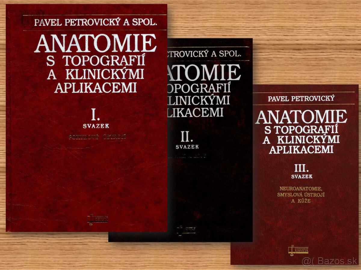 Anatomie s topografií a klin. aplikacemi 1-3. (Petrovický)