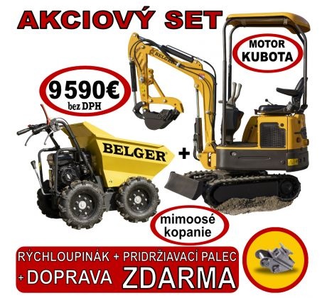 SET MINIBAGER BG-1200.01 + MINIDUMPER 310