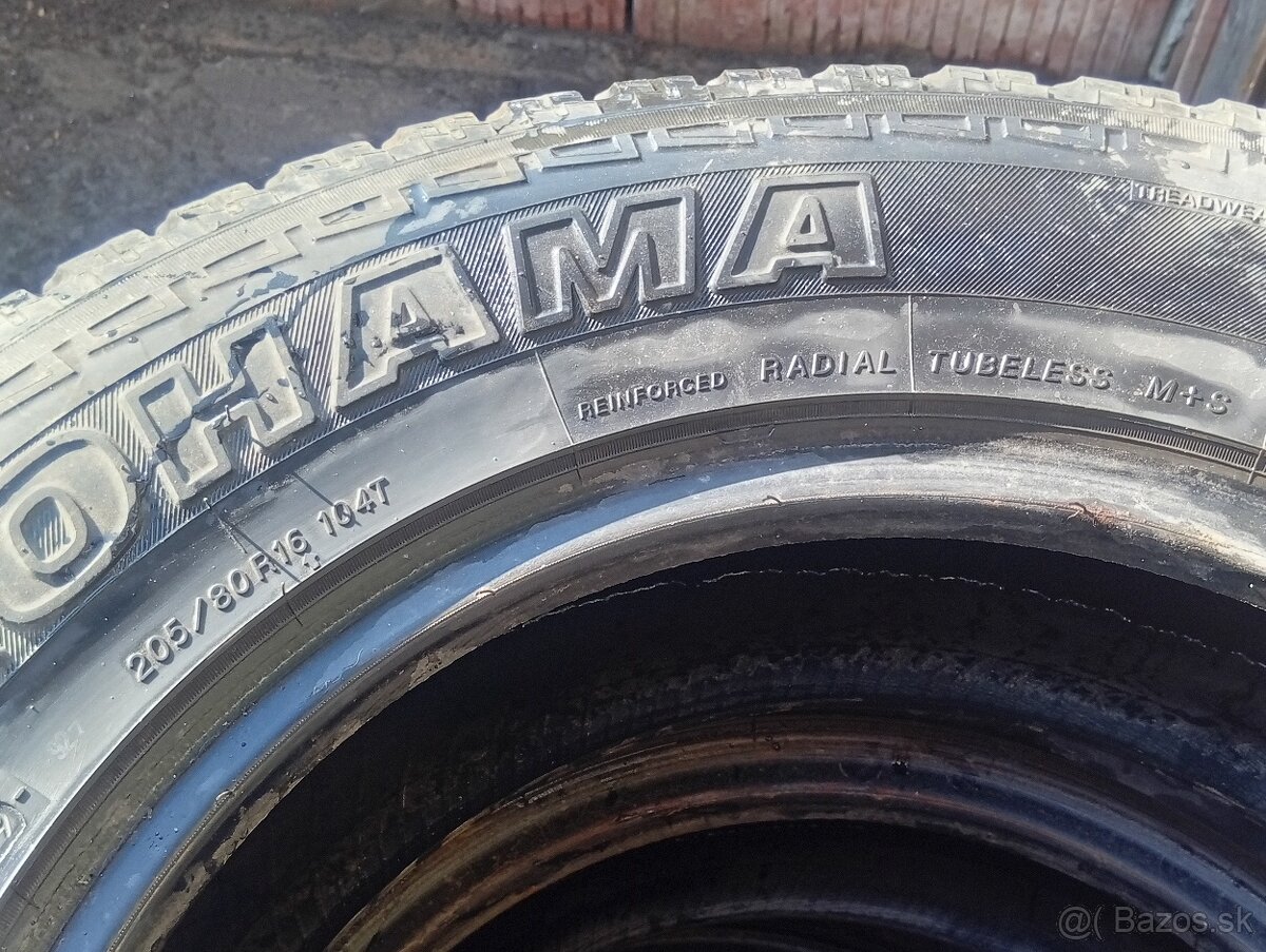 Predám pneumatiky 205/80 r16