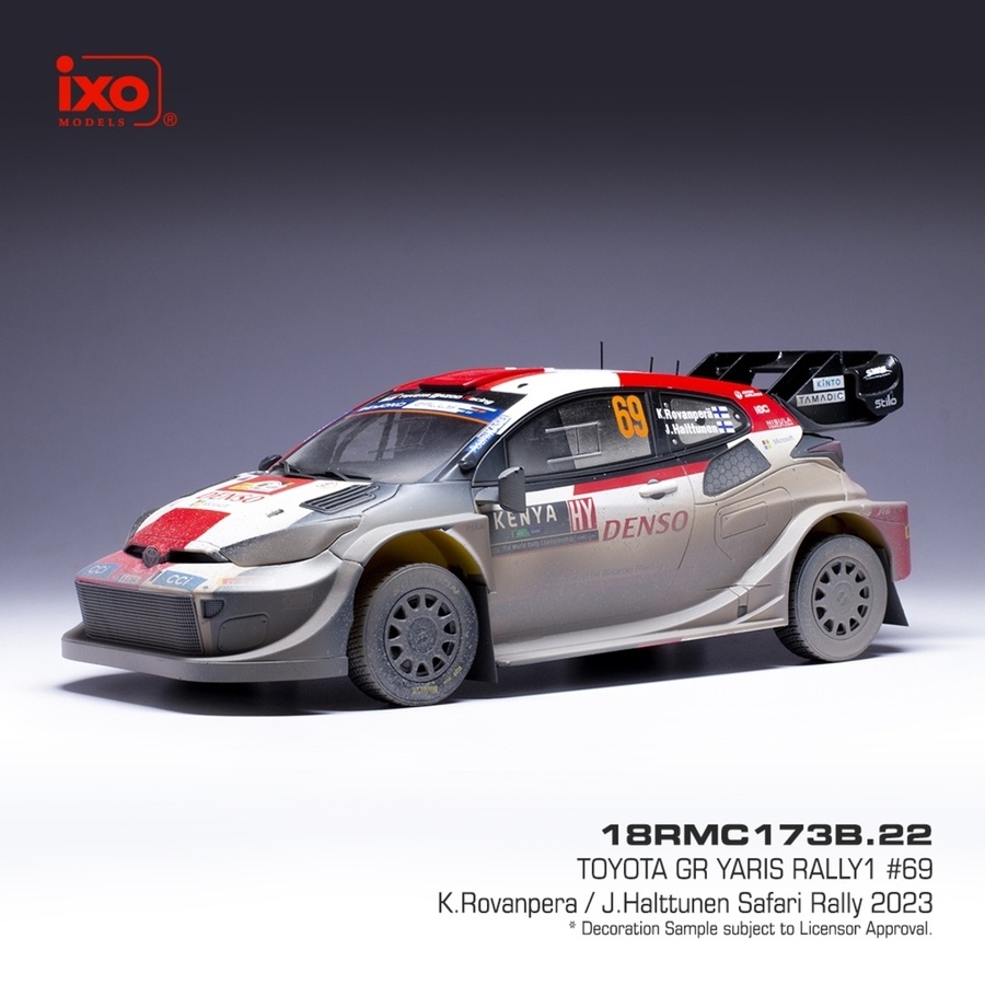 Modely Toyota GR Yaris Rally 1:18 IXO