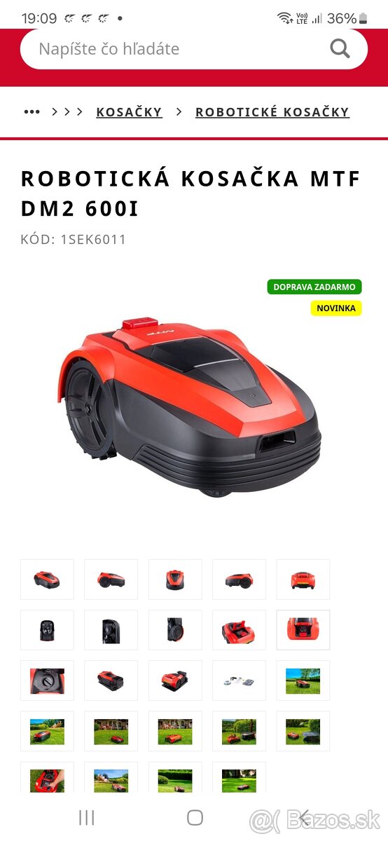 Roboticka kosačka MTF DM2 600