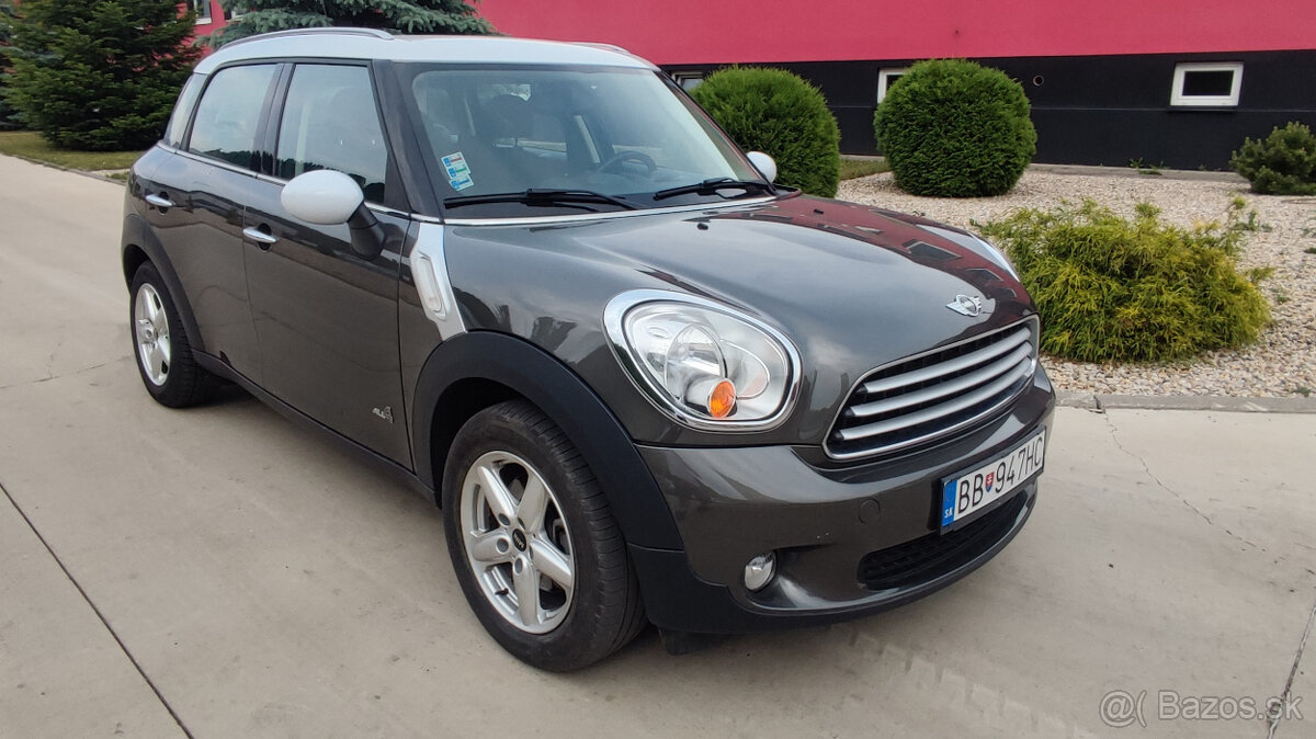 Mini Countryman 4x4, 1,6 tdi, r.v.10/2011, naj 134 000 km