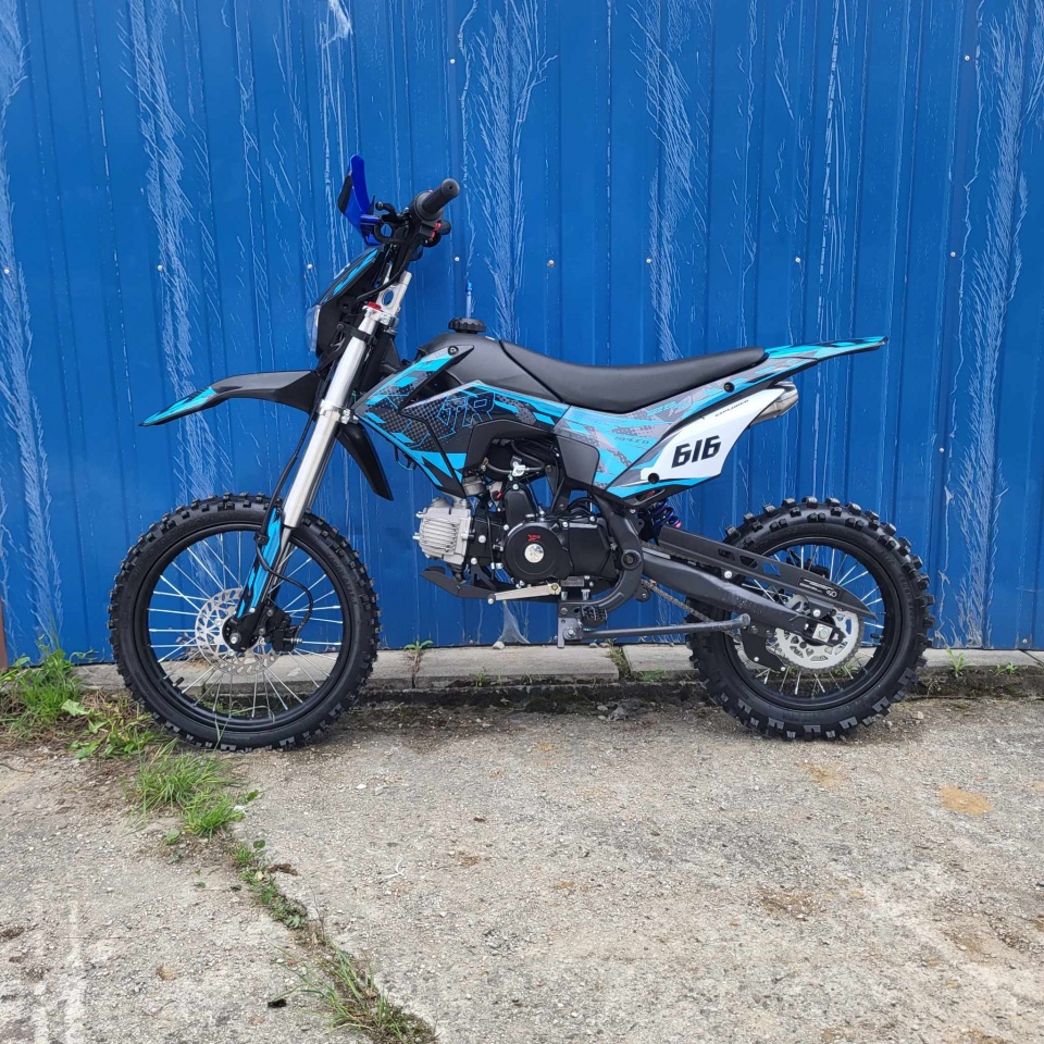 Pitbike 125cc XTR 616 E-START modrá