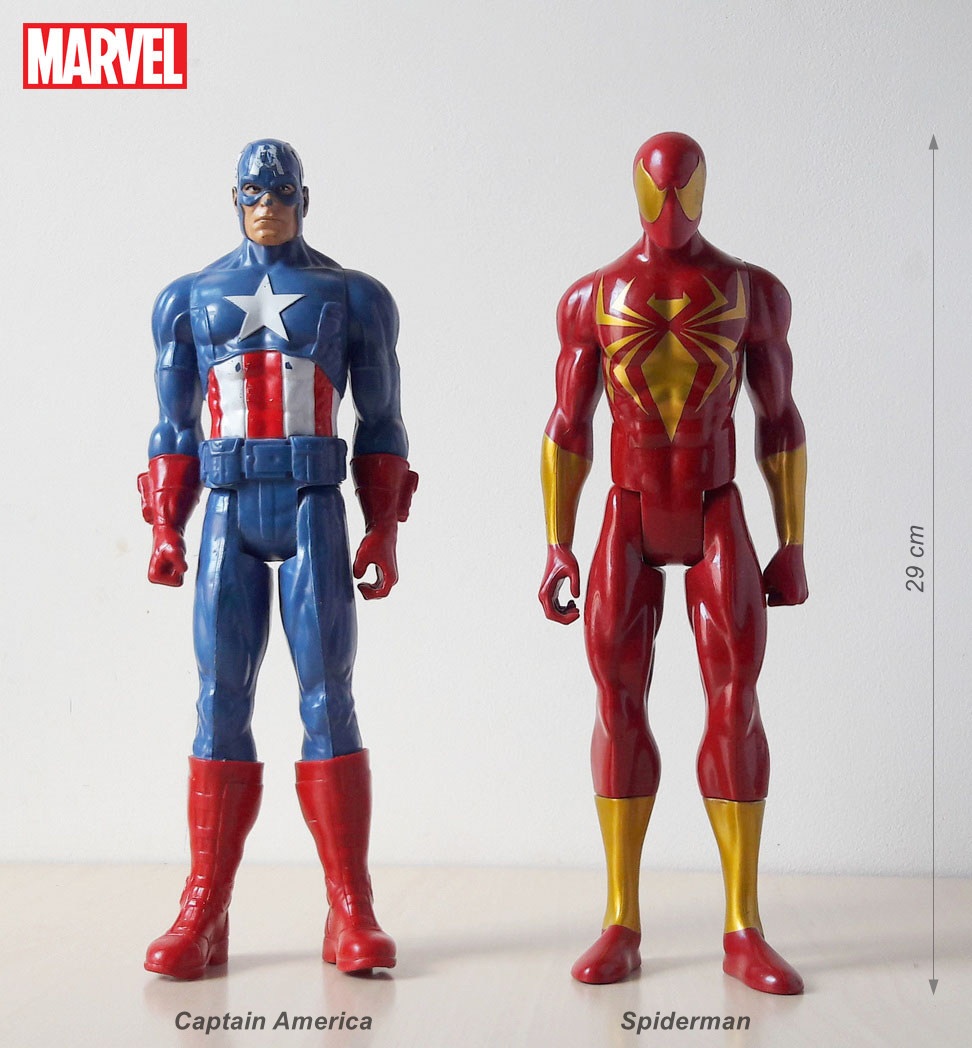 Spiderman a Capitan America (vyska 29cm) MARVEL