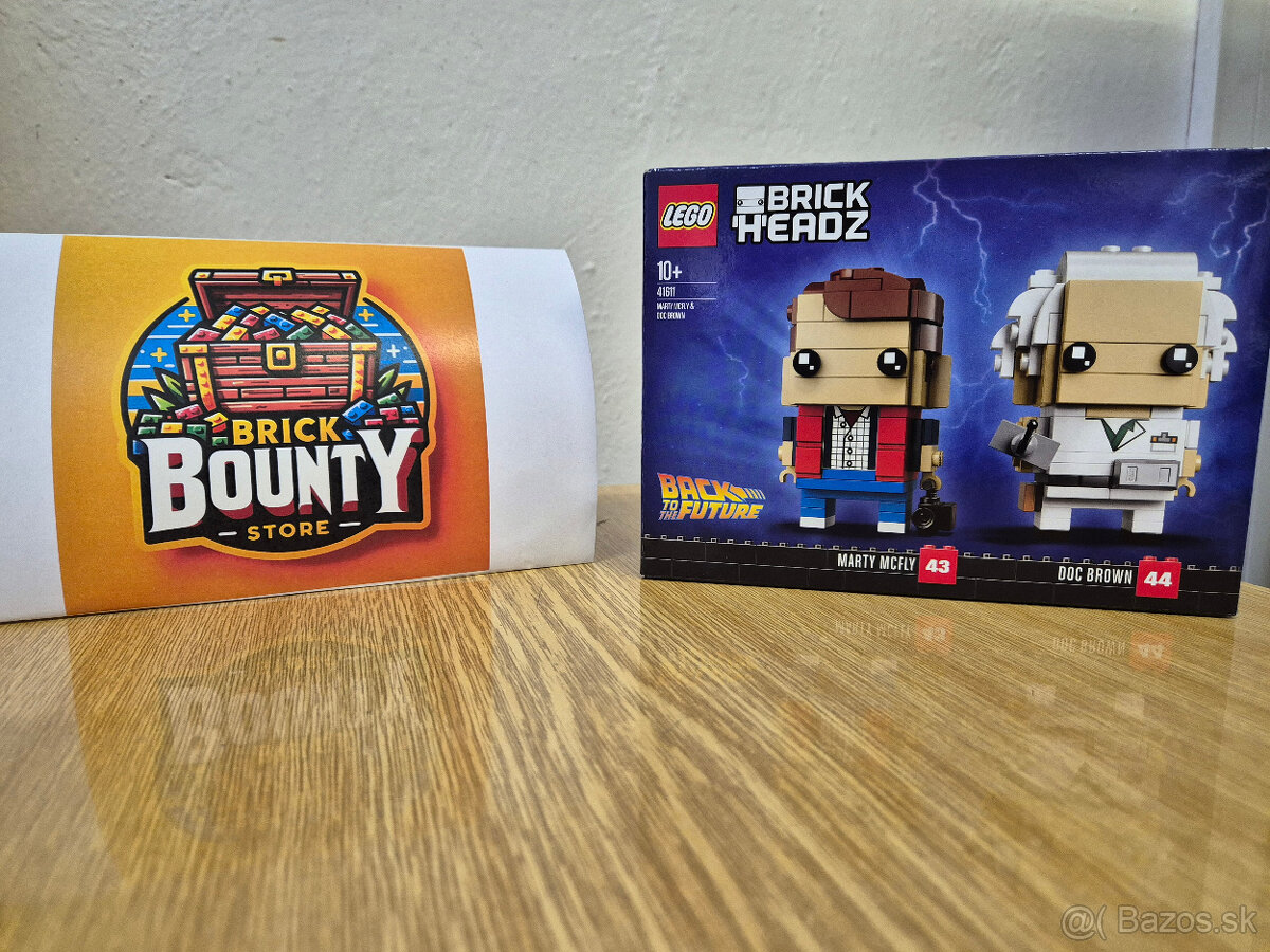 LEGO BrickHeadz Marty McFly & Doc Brown 41611