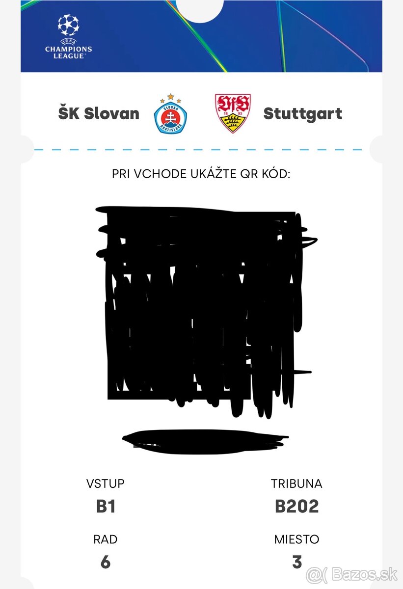 ŠK Slovan Bratislava vs Stuttgard