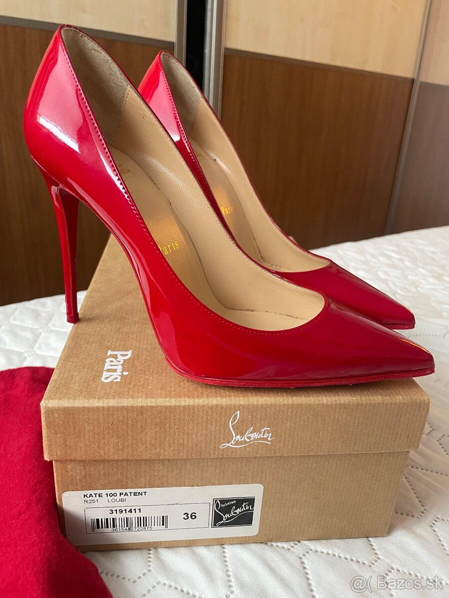 Christian Louboutin, červené, veľ. 36