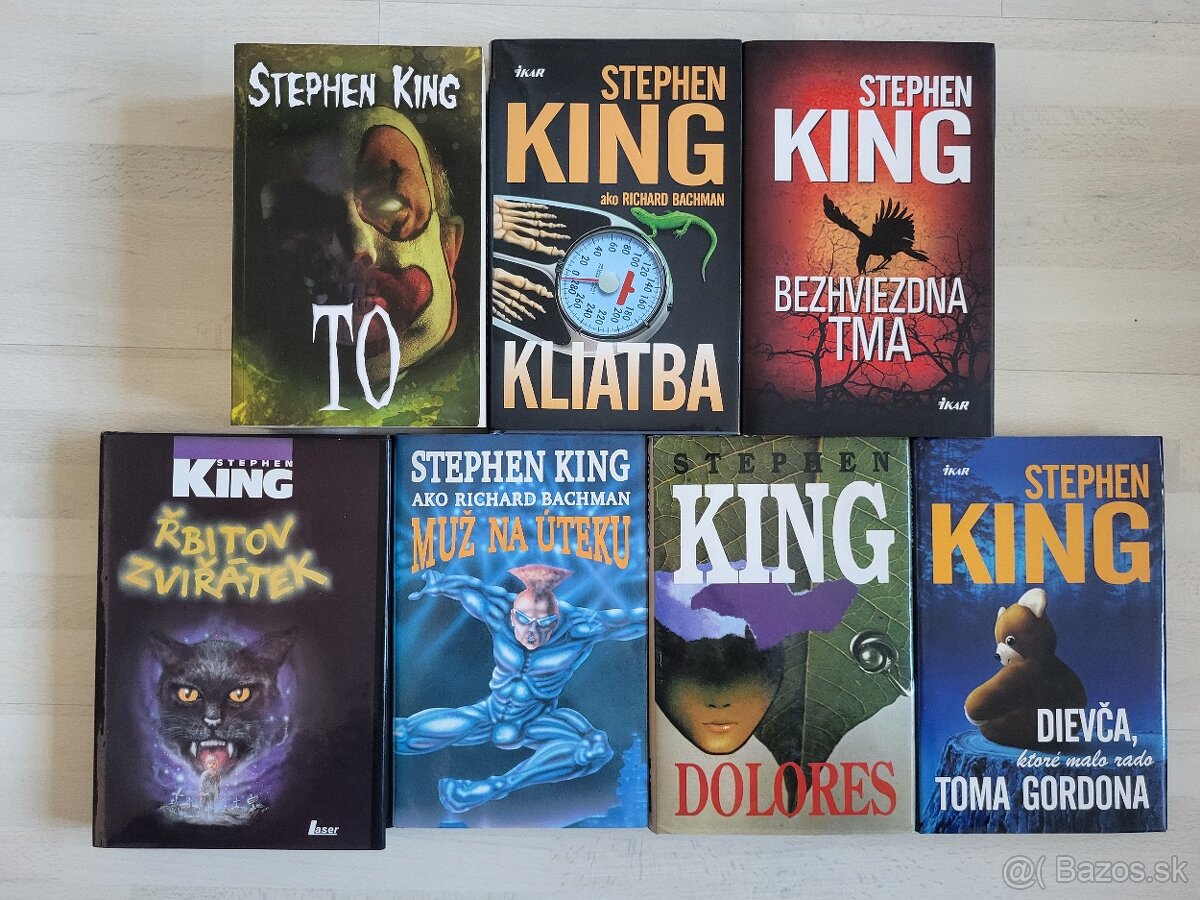 Stephen King rôzne knihy