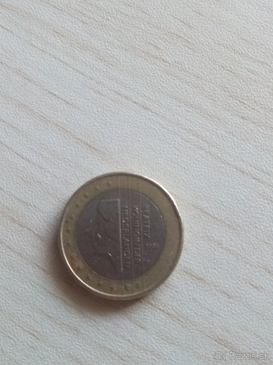 Predám 1€ Beatrix Koninginder Nederlanden 2001