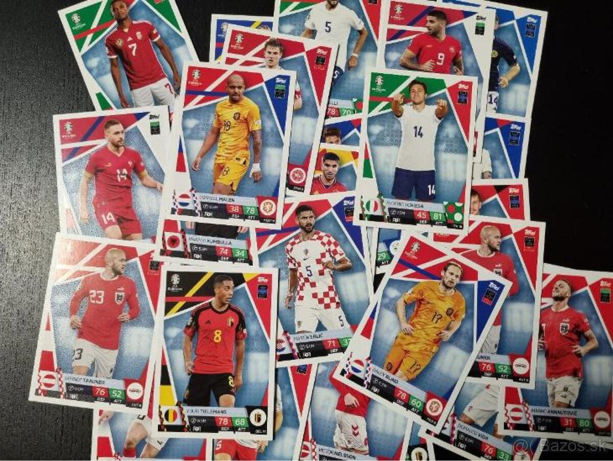 Topps Euro 2024 - futbalové karty