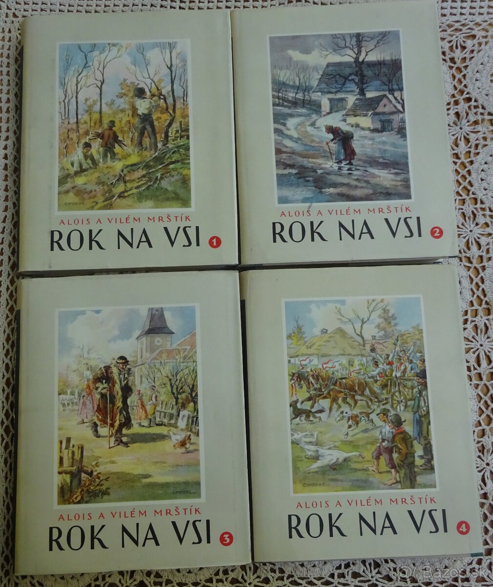 Rok na vsi-JAR,LETO,JESEŇ,ZIMA, vydané 1941