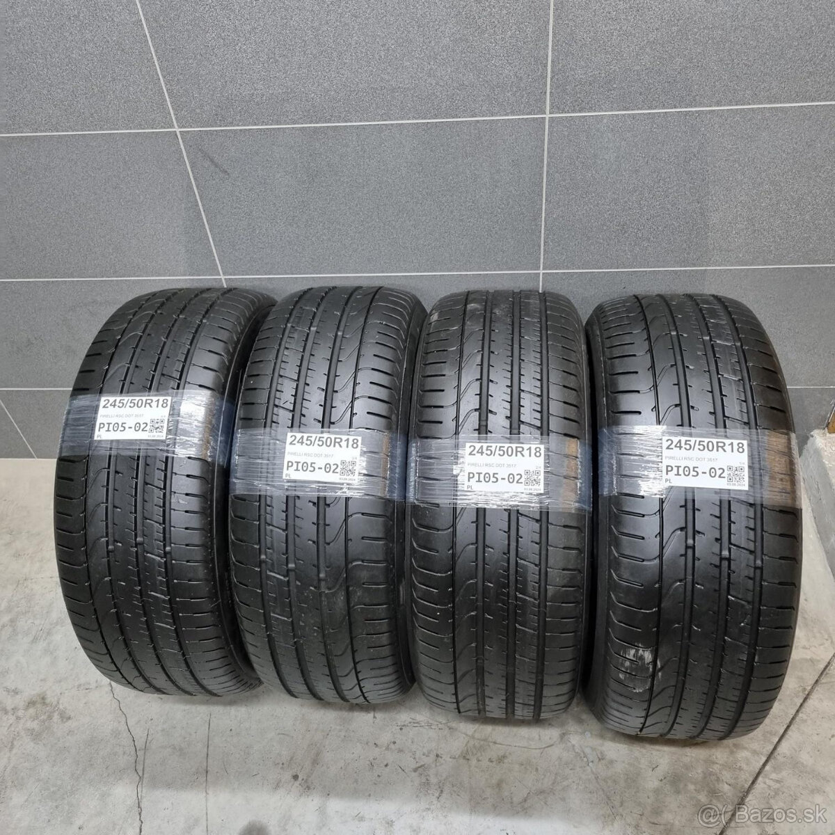 Letné pneumatiky 245/50 R18 PIRELLI RSC DOT3517