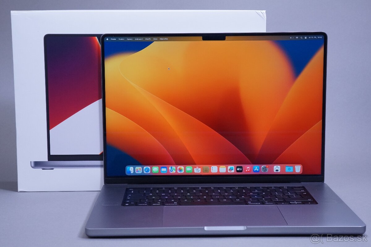 ZÁRUKA/Macbook Pro 16.2"/M1PRO/32GB RAM/512GB SSD/CZ