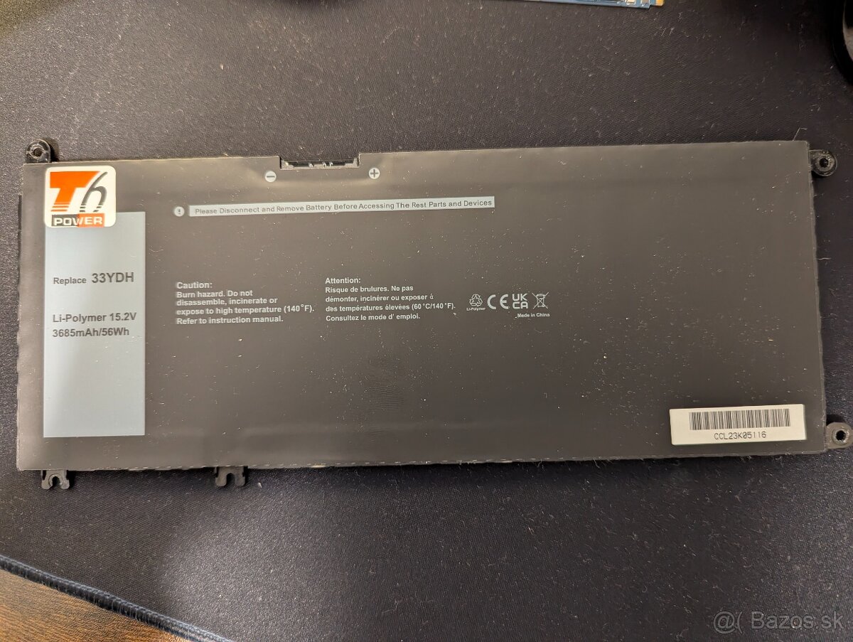 Dell 33YDH 3680 mAh (56 Wh) batéria