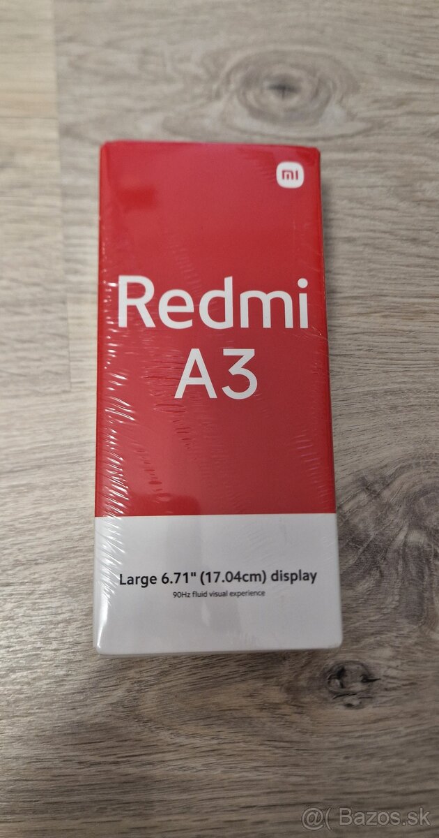 Xiaomi Redmi A3 Midnight Black - nový, nerozbalený