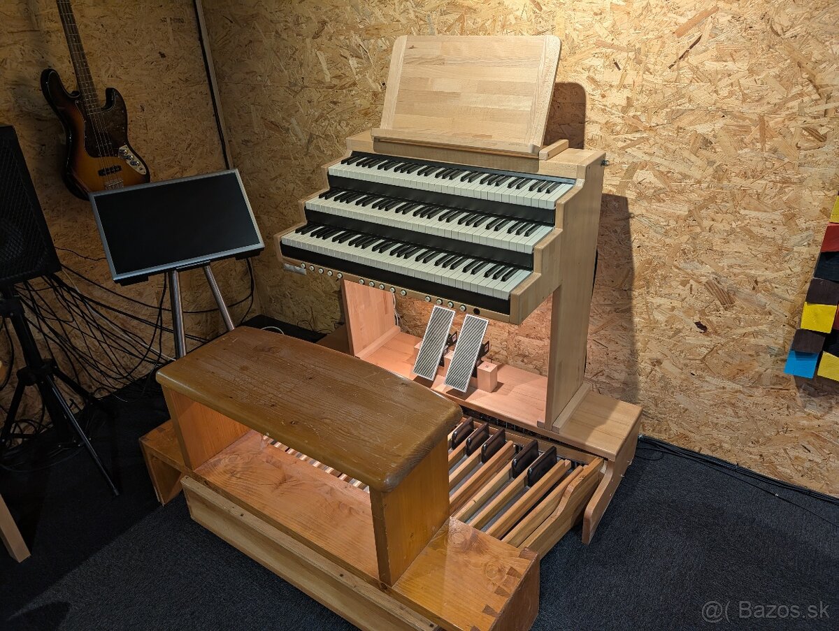 MIDI konzola organ, varhany pre Hauptwerk