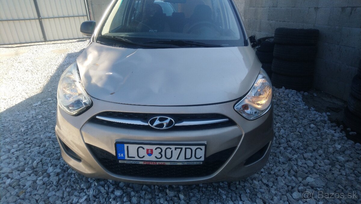 Predám - rozpredám hyundai I10 prvý majiteľ