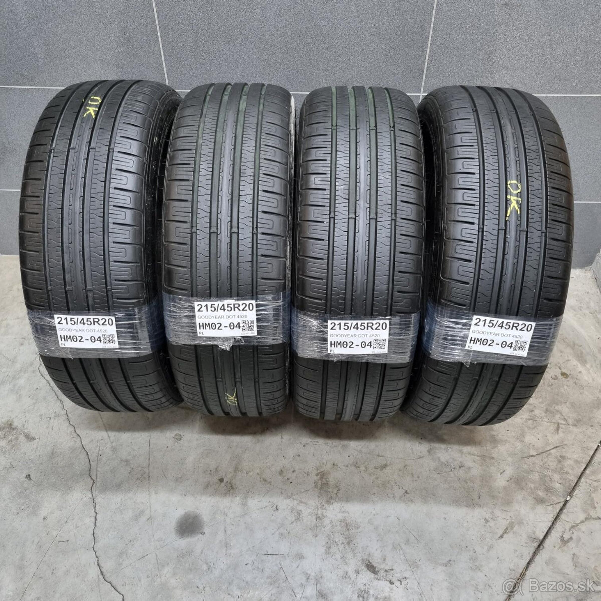 Letné pneumatiky 215/45 R20 GOODYEAR DOT4520