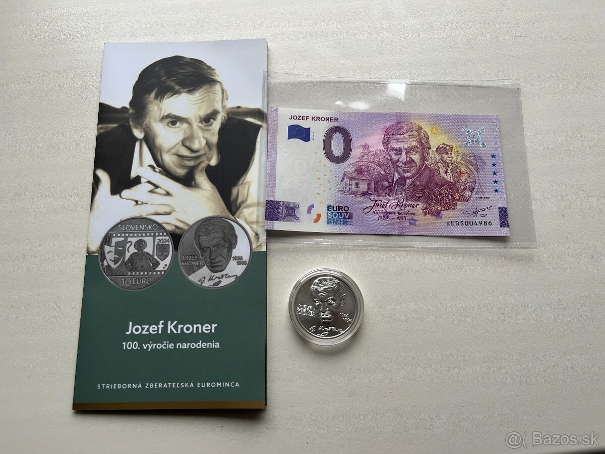 10 Eur J.Króner BK + 0 € bankovka