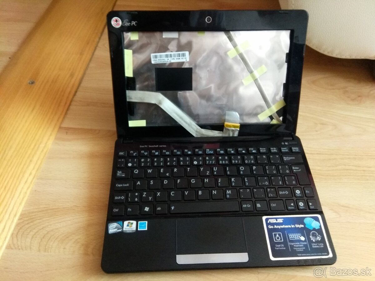 predám nefunkčný notebook Asus eepc 1011px