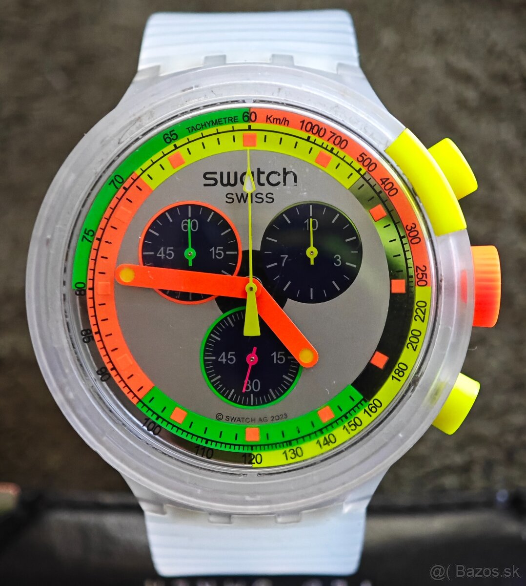 Swatch neon jelly