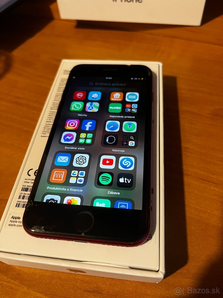 iPhone SE 2020 128 GB red