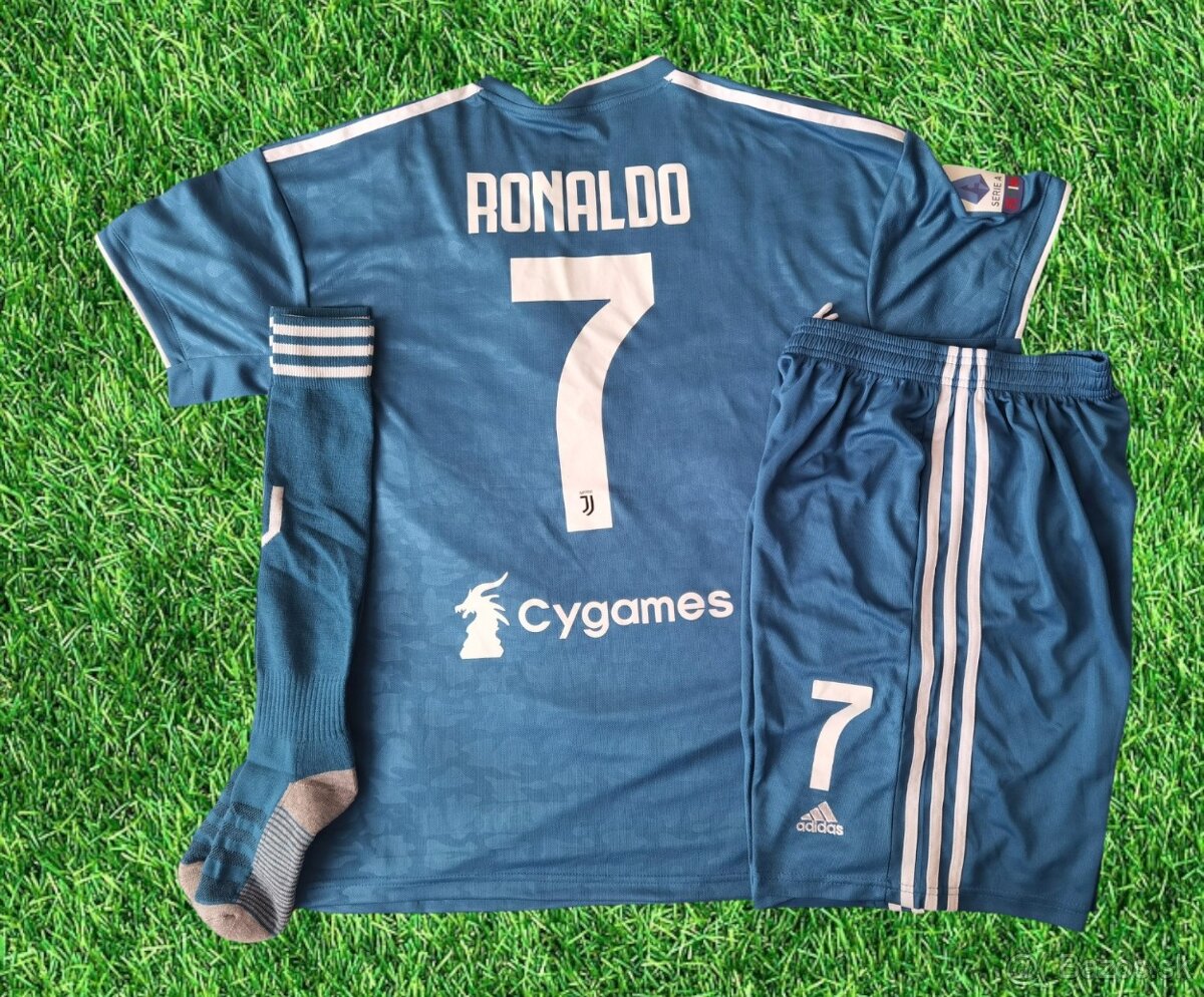 dres Ronaldo Juventus FC blue vel.XL