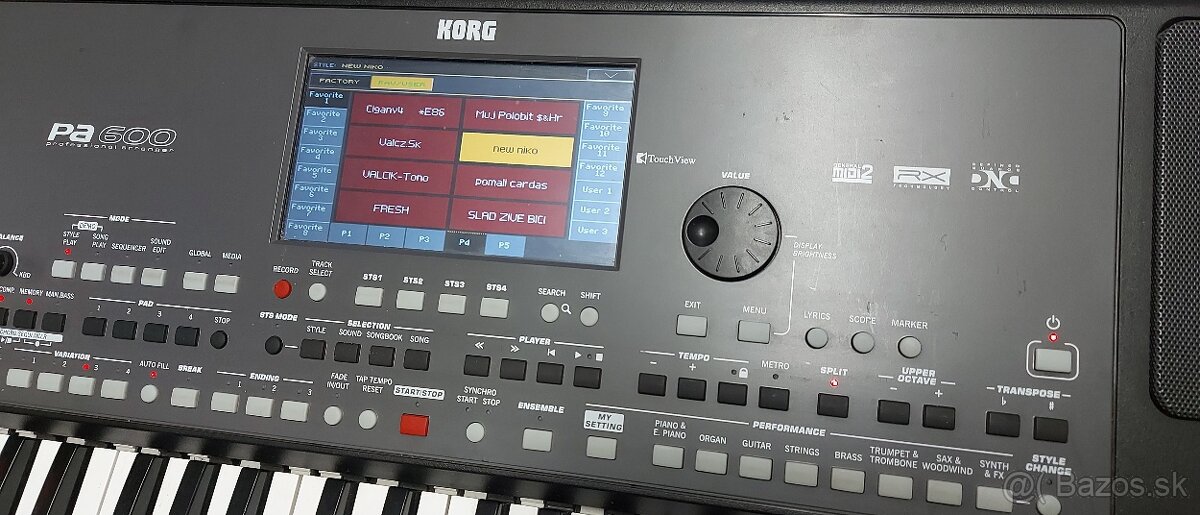 korg pa 600