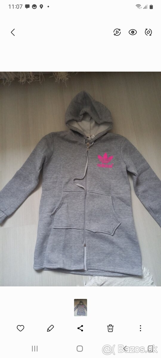 damska mikina adidas seda,zips