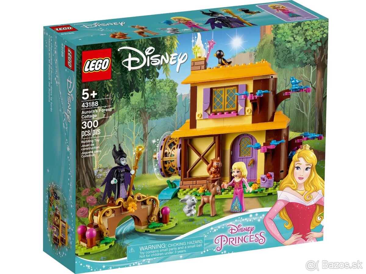 LEGO Disney 43188 - Šípková Ruženka a lesná chalúpka