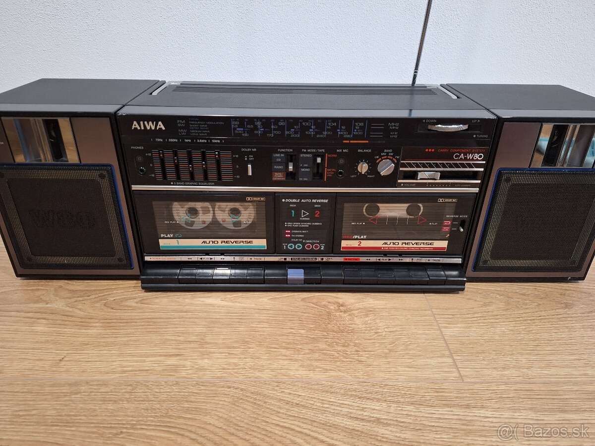 Aiwa CA-W80, rádiomagnetofón, Boombox