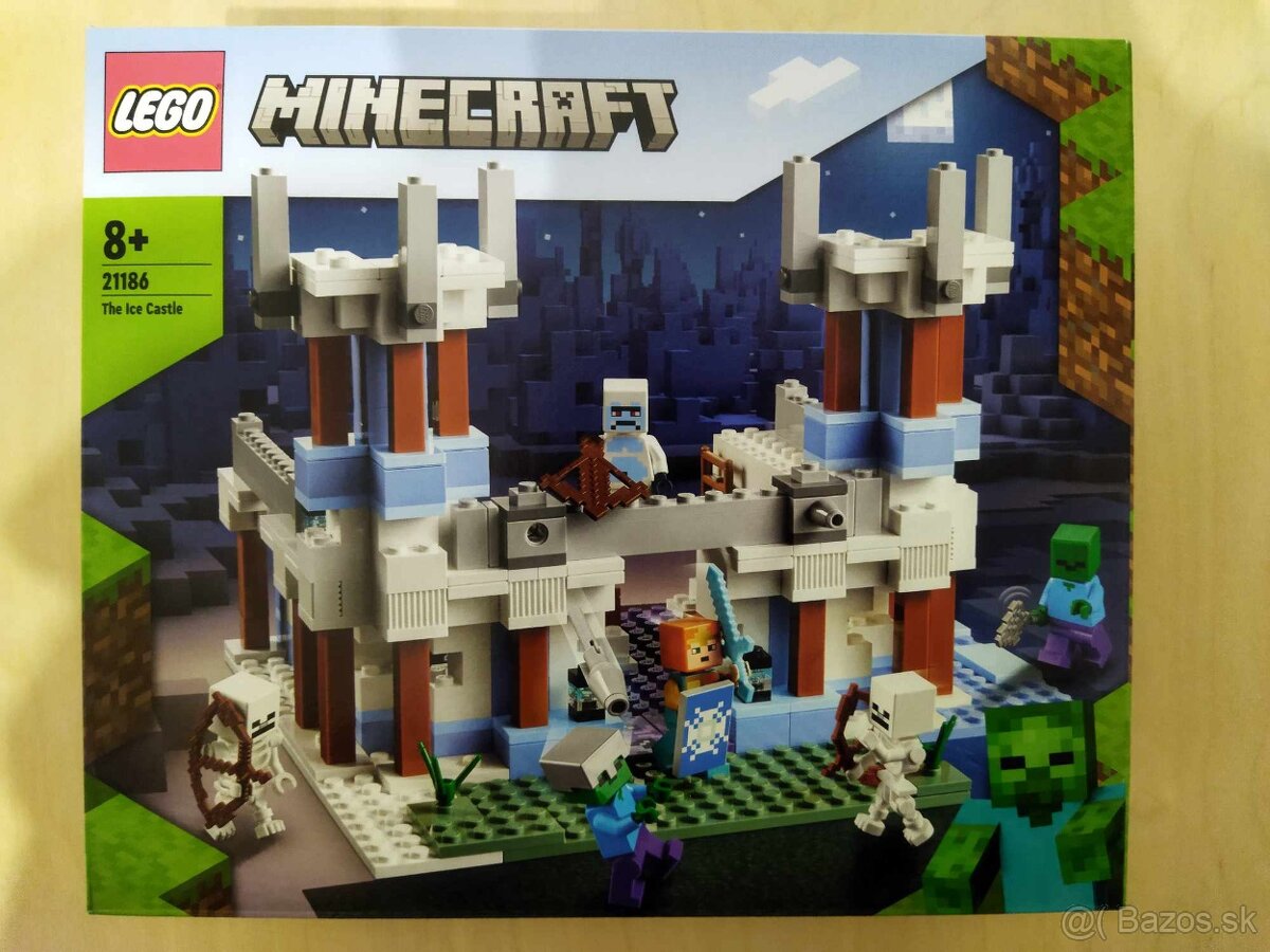 Lego Minecraft 21186 Ľadový zámok - Super cena - čisto nové
