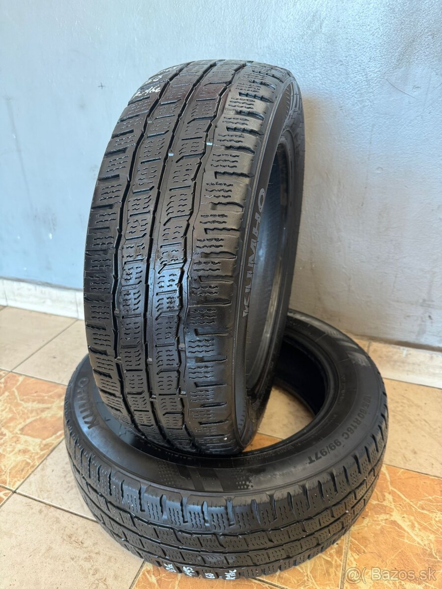 26. Pneumatiky zimnne 2ks 195/60R16C Kumho