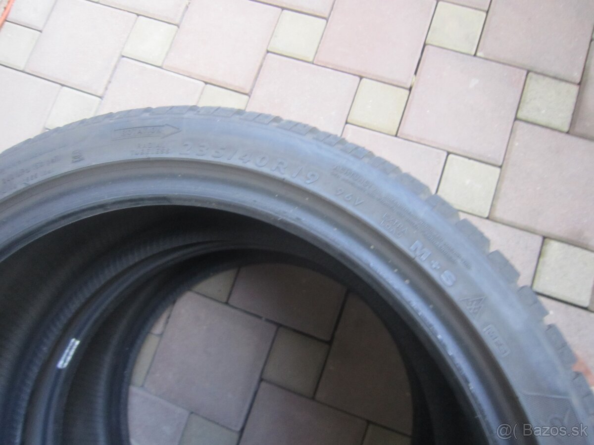 235/40R19 96V  zimne pneu 2KS Dunlop SP Winter Sport 3D