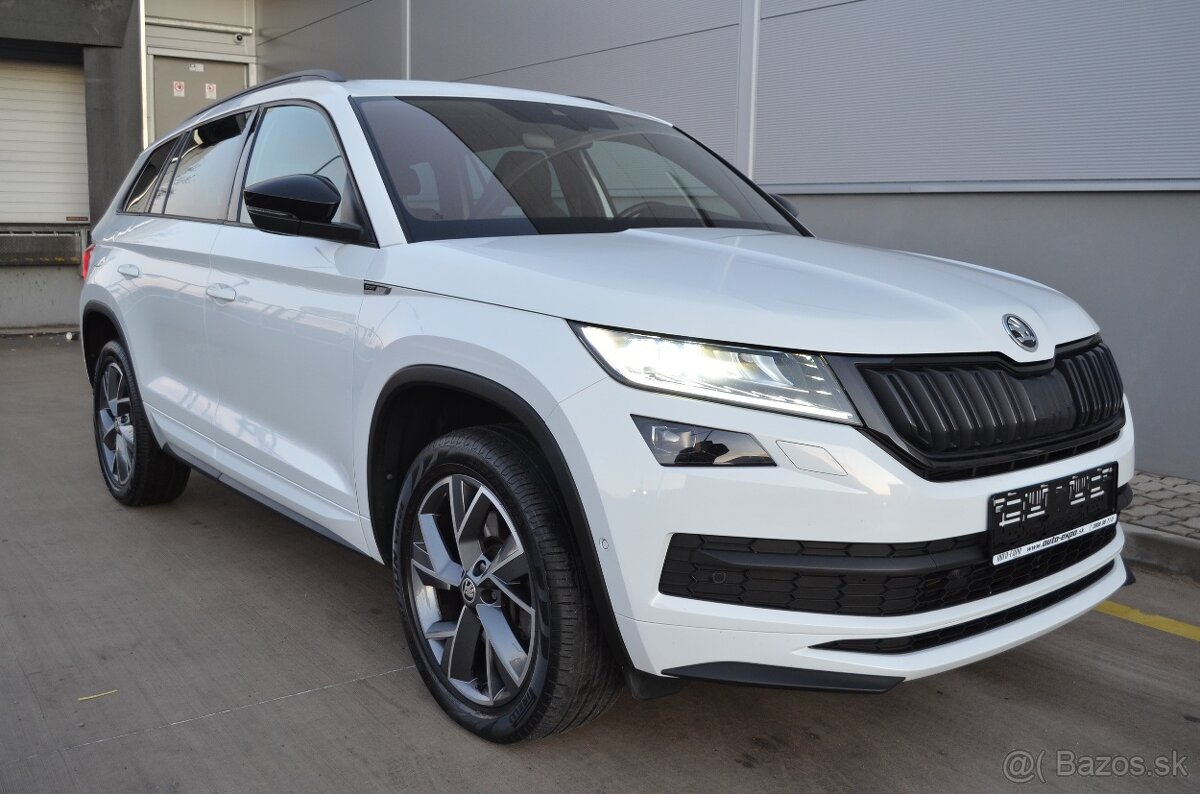 ŠKODA KODIAQ 2.0 TDI 4X4 SPORTLINE WEBASTO VIRTUAL odpočet D