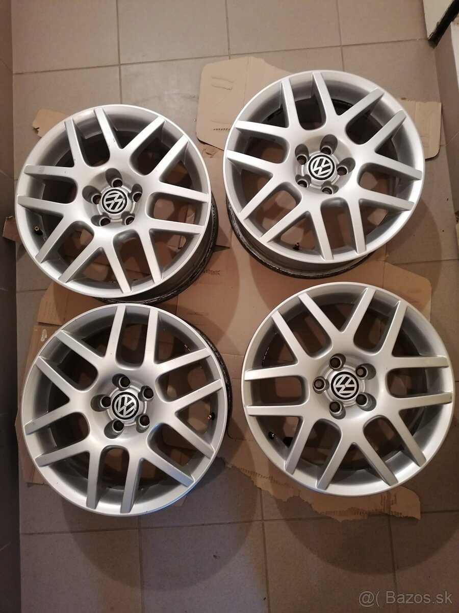 Hliníkové disky 5x100r16 originál VW BBS