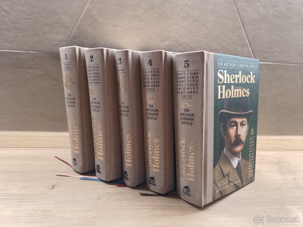 5x Sir Arthur Conan Doyle: Sherlock Holmes