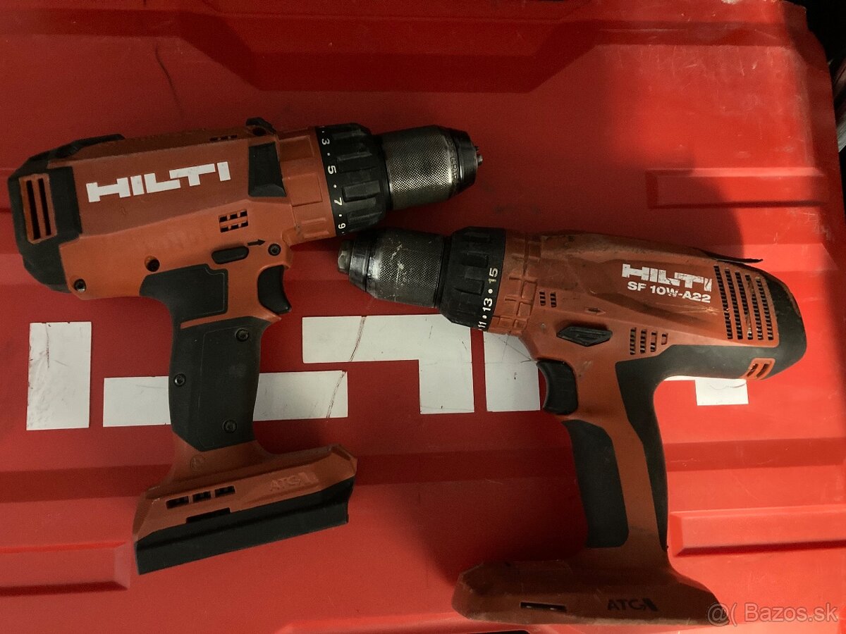 predám aku šrobovačku HILTI SF10W-22