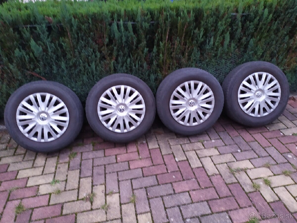 Oceľové disky VW s letnými pneu 195/65 R15