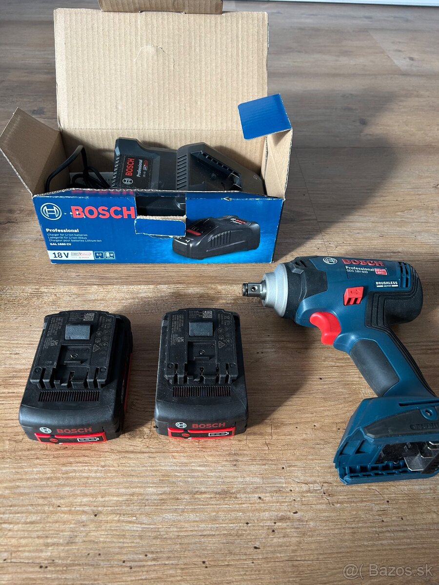 Bosch Akumulátorový rázový uťahovač GDS 18V-400