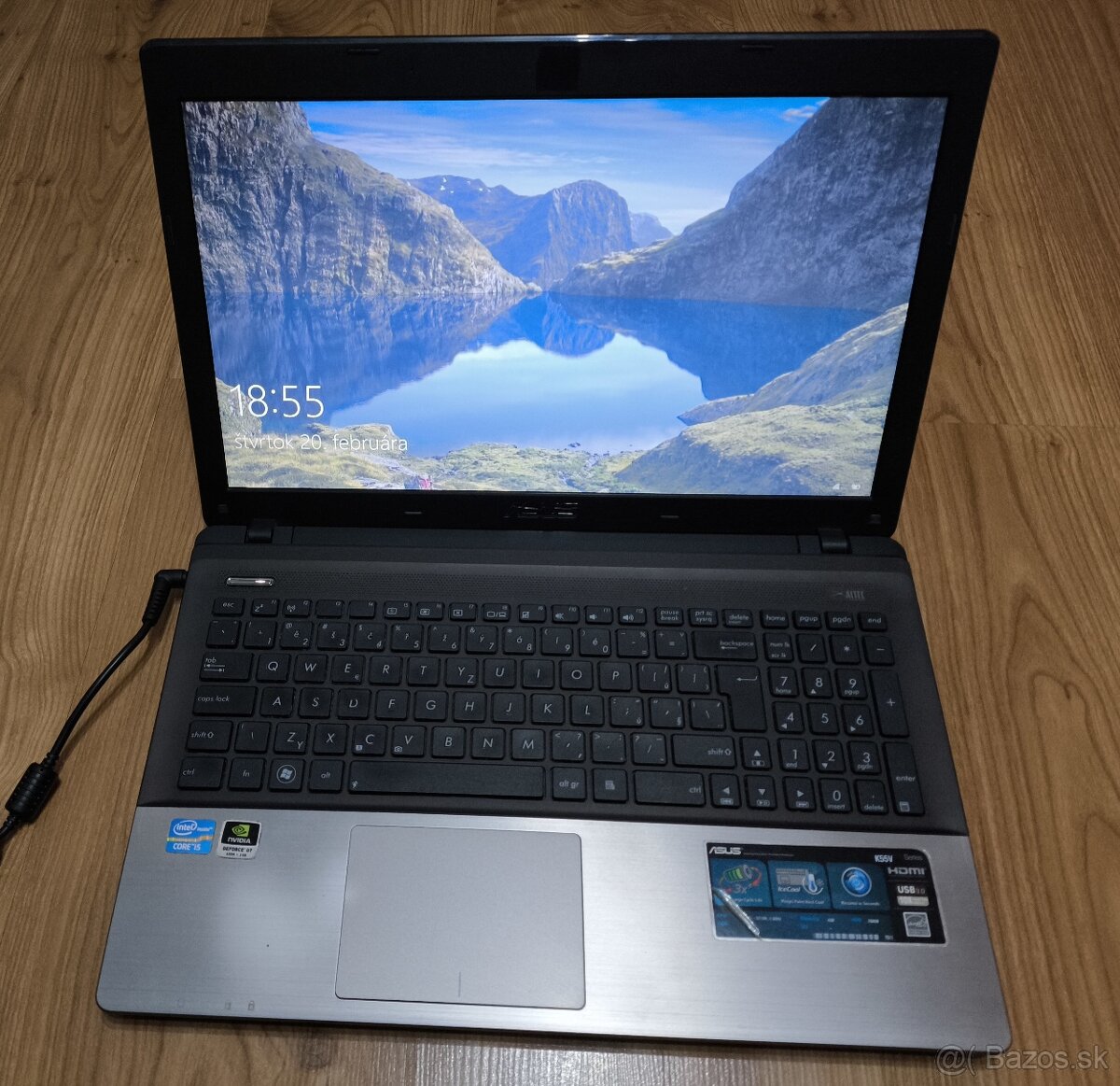 Predám notebook ASUS K55VM