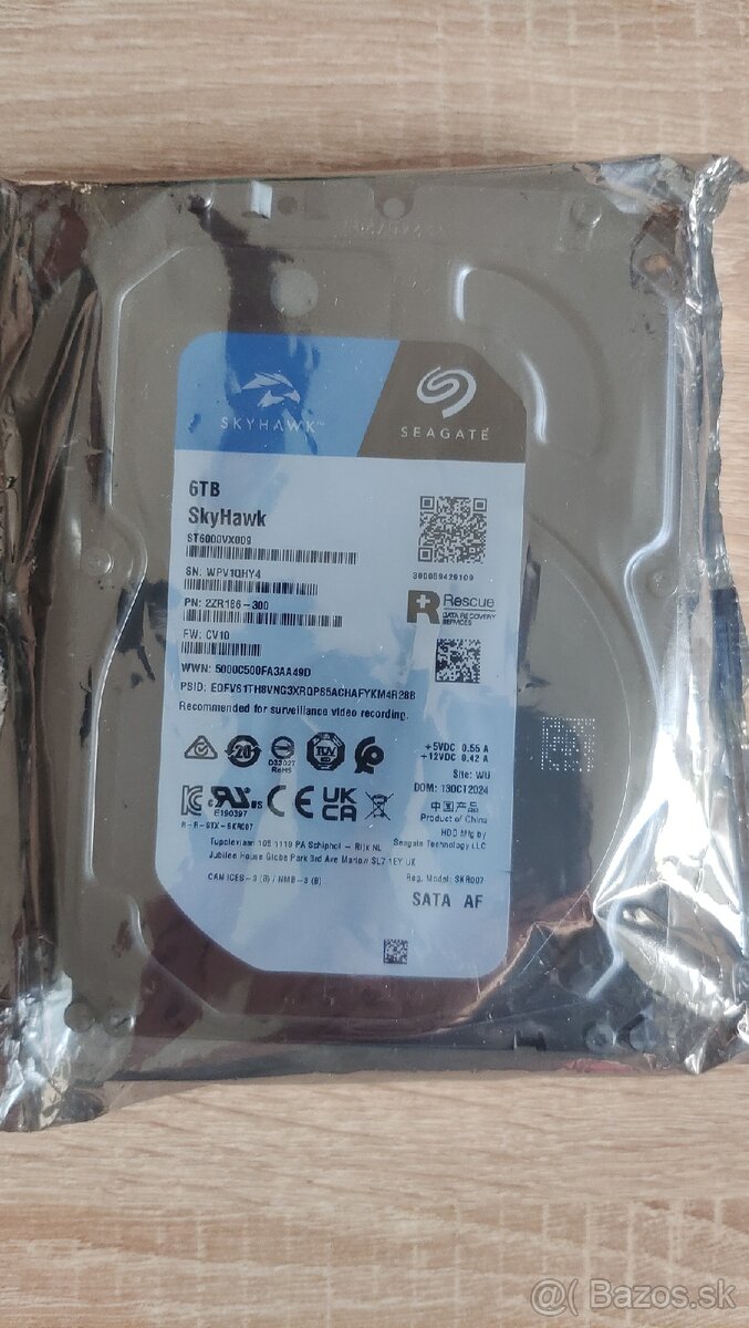 Seagate Skyhawk 6TB pevný disk