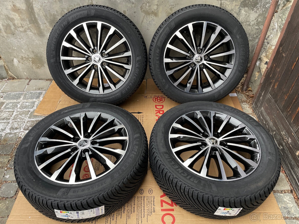 KODIAQ R18 NOVÁ ZIMNÍ SADA TRINITY MICHELIN 235/55/18 2024