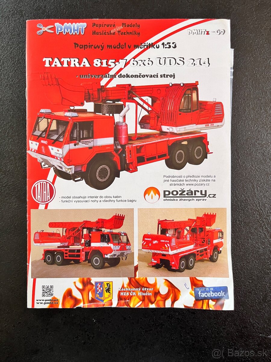 Papierový model Tatra 815-7 6x6 UDS 214 (1:53)