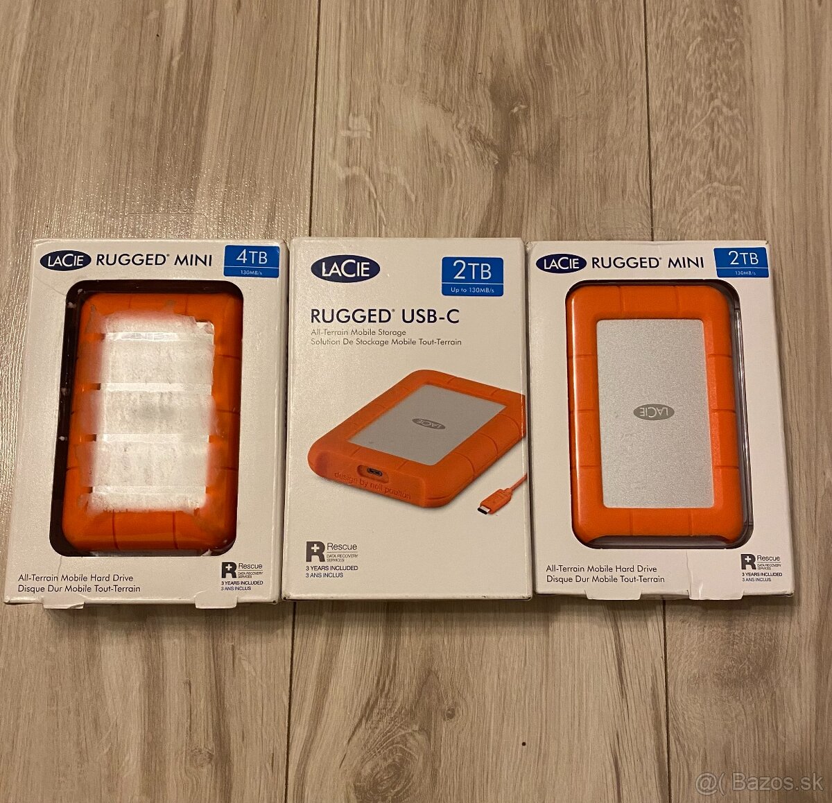 LaCie Rugged, externý disk, 2TB, 4TB