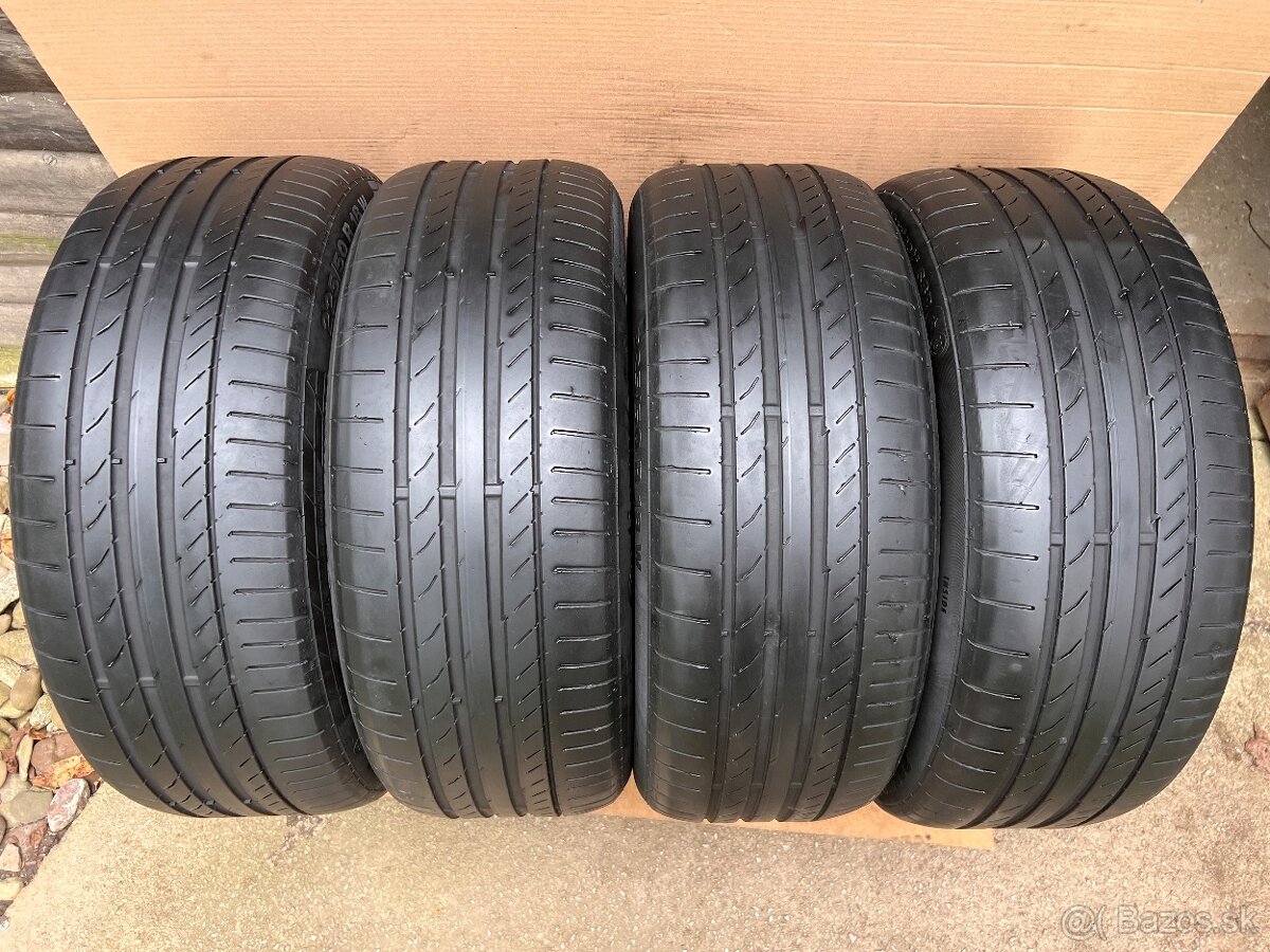 Letné pneumatiky 225/50 R18 Runflat Continental sada