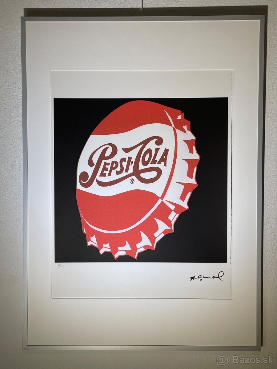 Andy Warhol "Pepsi" Limitovaná edícia_Číslované_Certifikát