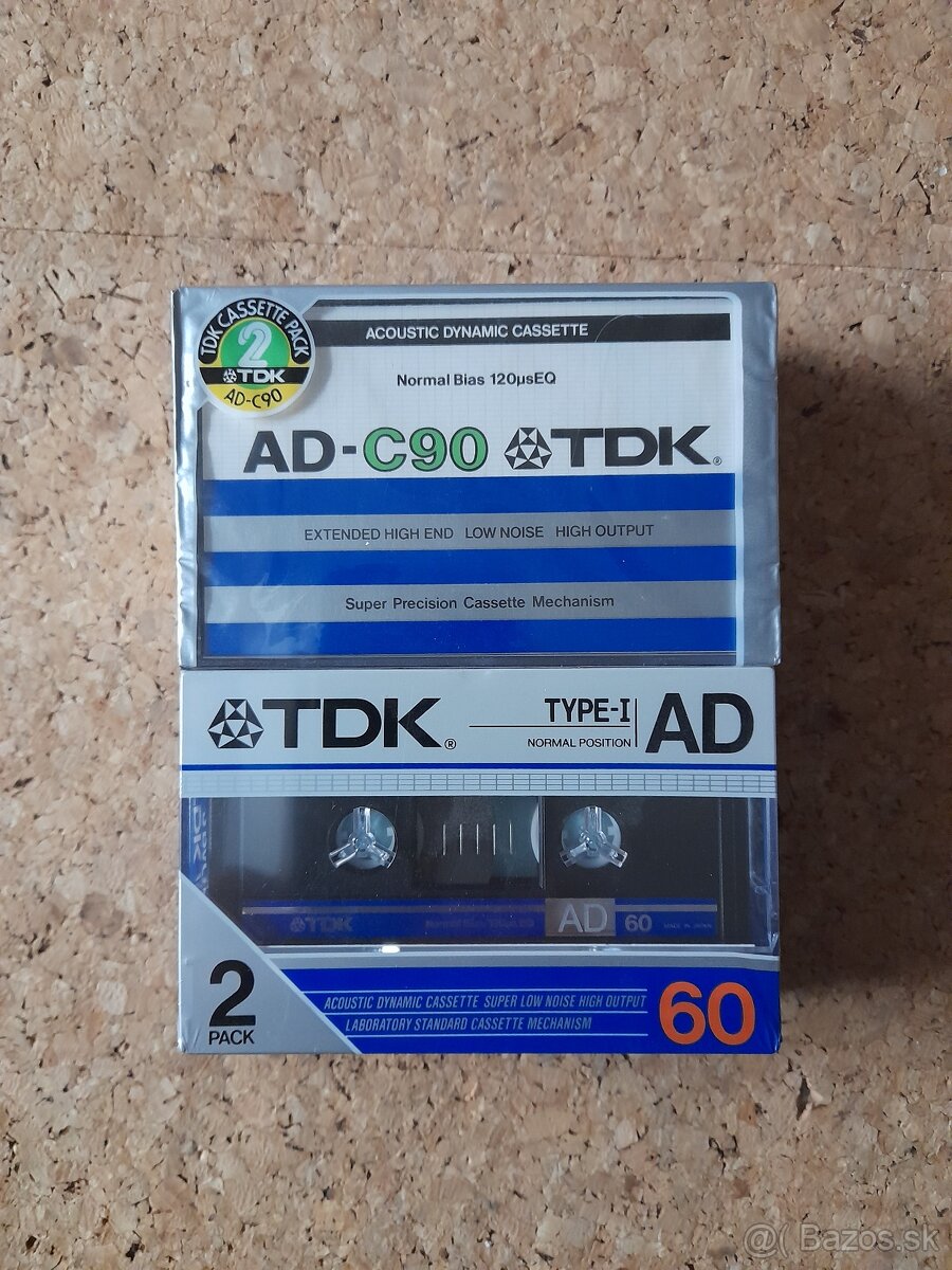 Audiokazety TDK AD 90-60