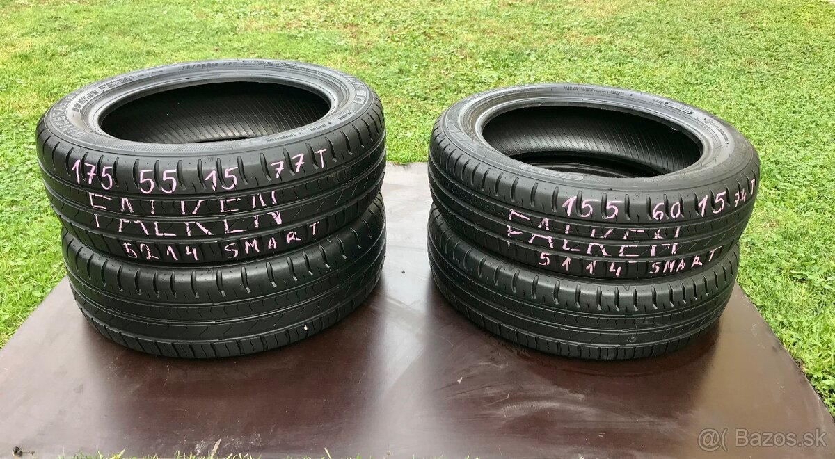 Dvojrozmer 155/60 r15 a 175/55 r15 letné FALKEN