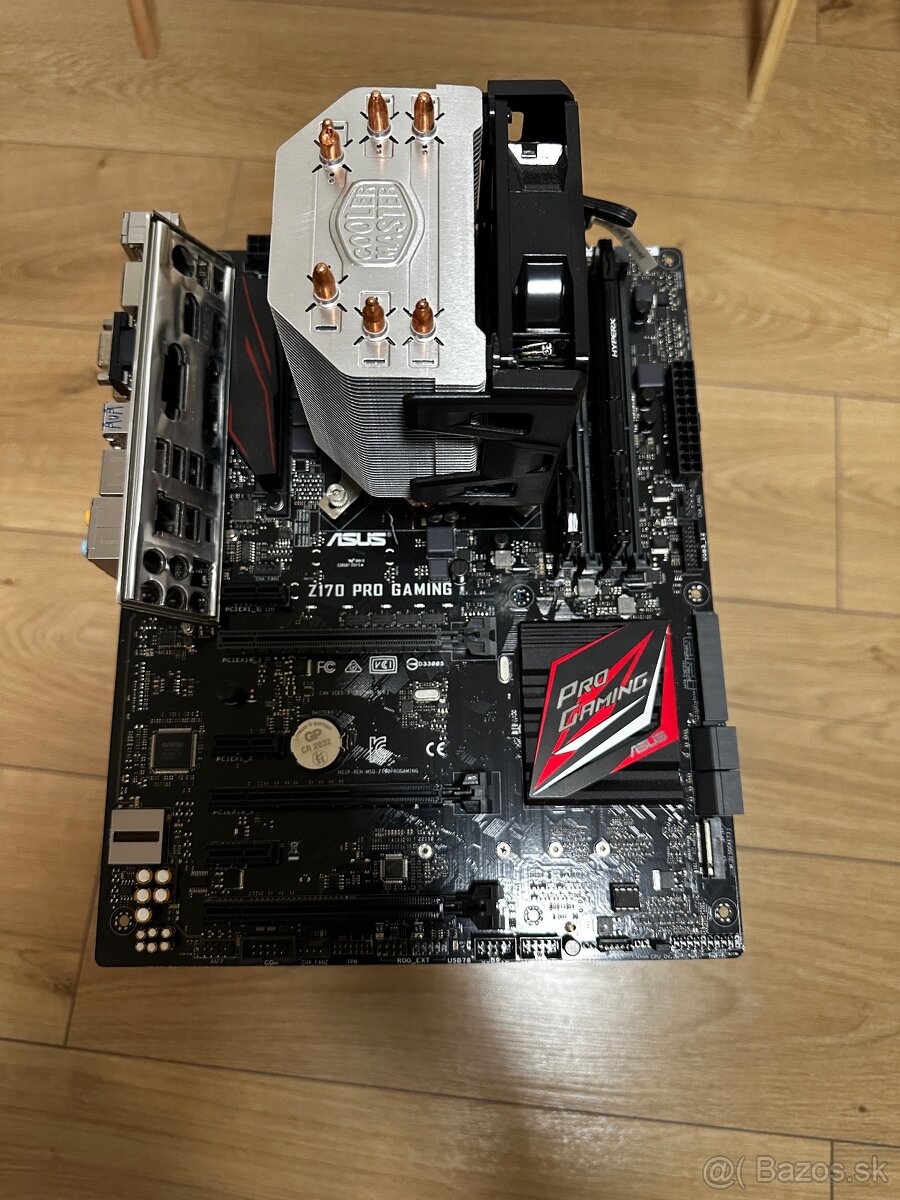 Asus z-170pro gaming i5-6600K 2x8GB ddr4 HYPERX